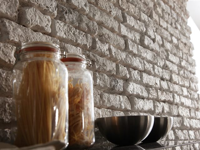 Raum mit Brick Ladrillo Loft