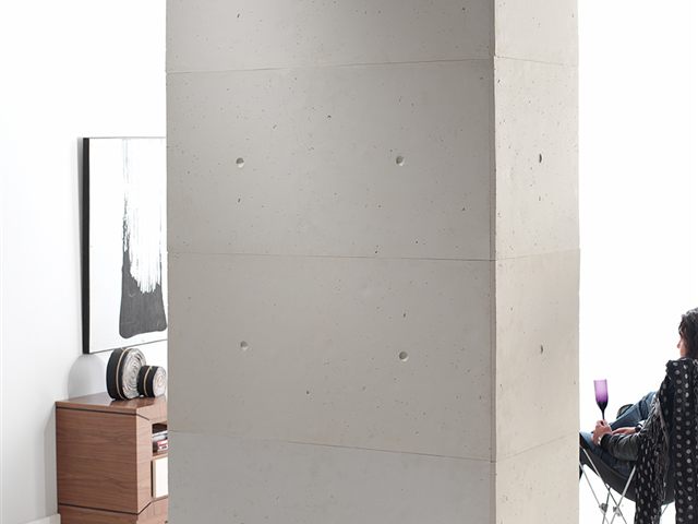 Raum mit Cement Cemento